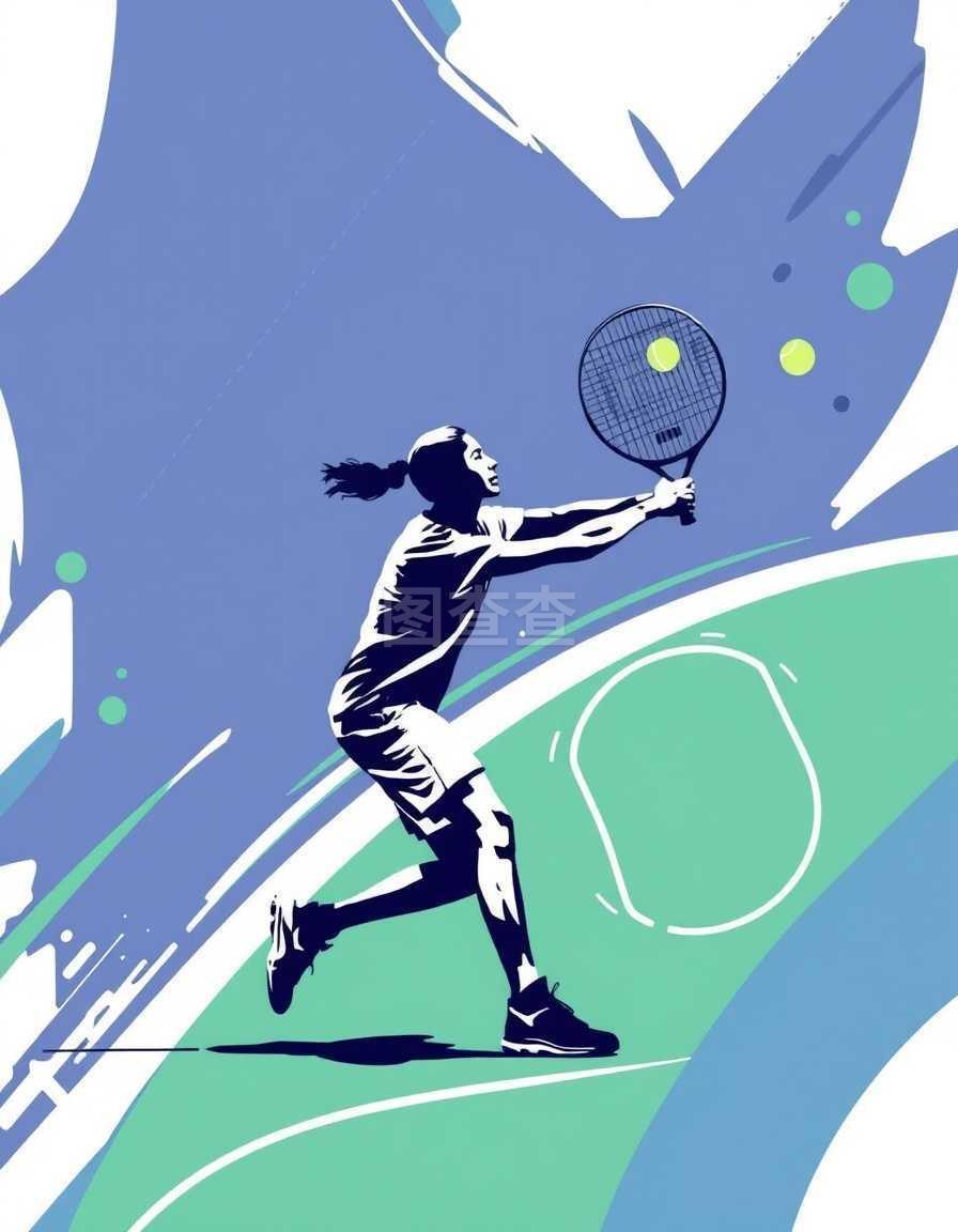 随着网球运